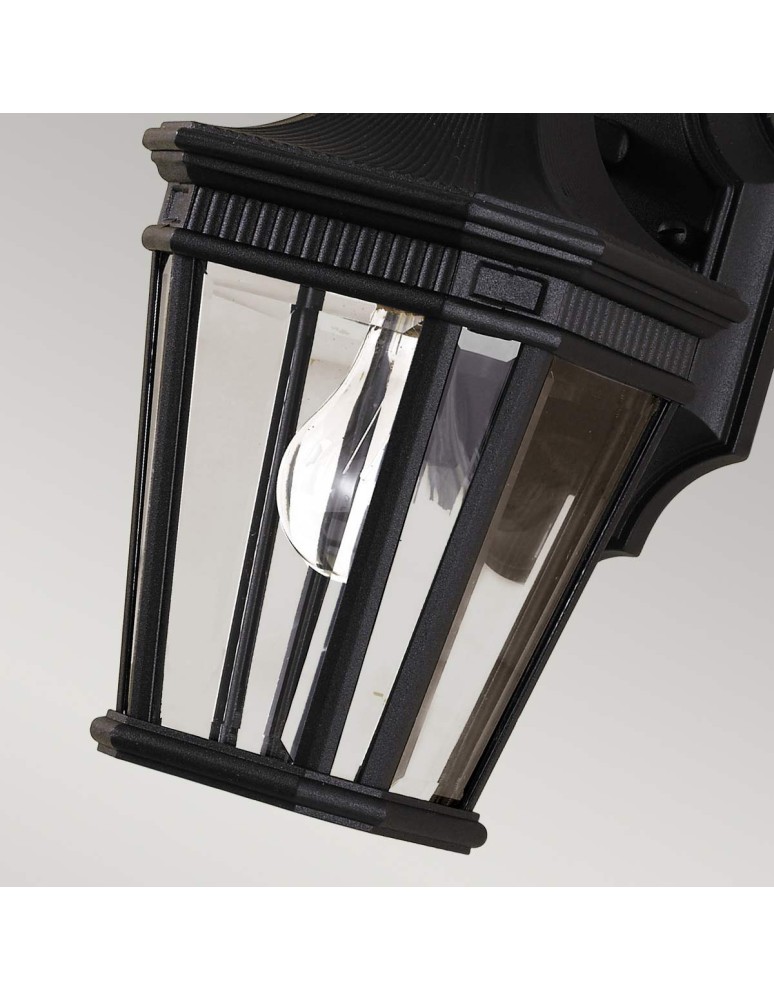 Elstead Lighting Mała latarnia naścienna Cotswold Lane - 1 źródło światła IP44 FE-COTSLN2-S-BK