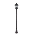 Lampy zewnętrzne latarnie - Elstead Lighting Duża latarnia stojąca Cotswold Lane - 3 źródło światła IP44 FE-COTSLN5-L-BK - product 1