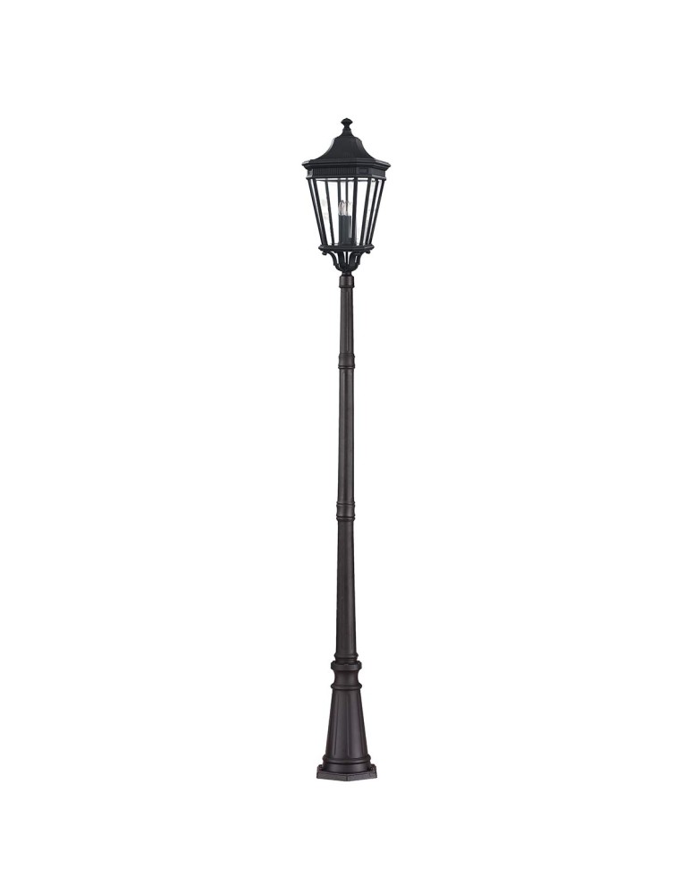 Elstead Lighting Duża latarnia stojąca Cotswold Lane - 3 źródło światła IP44 FE-COTSLN5-L-BK