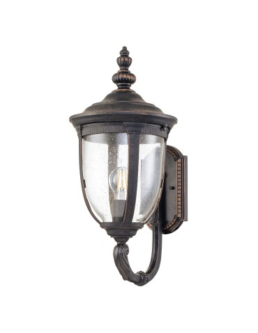 Elstead Lighting Średnia latarnia naścienna Cleveland - 1 źródło światła IP44 CL1-M