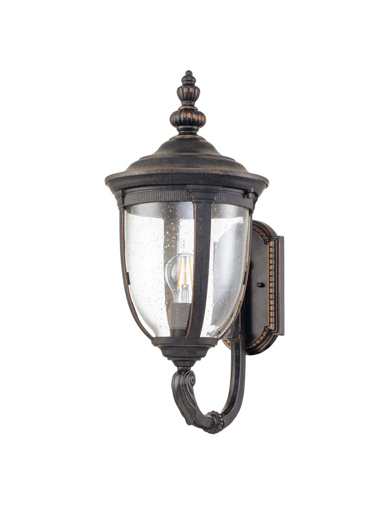 Elstead Lighting Średnia latarnia naścienna Cleveland - 1 źródło światła IP44 CL1-M