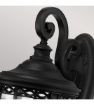 Kinkiety zewnętrzne - Elstead Lighting Duża latarnia naścienna English Bridle - 3 źródła światła - Czarna IP44 FE-EB2-L-BLK - product 2
