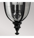 Kinkiety zewnętrzne - Elstead Lighting Duża latarnia naścienna English Bridle - 3 źródła światła - Czarna IP44 FE-EB2-L-BLK - product 4