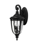 Elstead Lighting Średnia latarnia naścienna English Bridle - 3 źródła światła - Czarna IP44 FE-EB2-M-BLK Elstead Lighting Średnia latarnia naścienna English Bridle - 3 źródła światła - Czarna IP44 FE-EB2-M-BLK