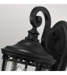Elstead Lighting Średnia latarnia naścienna English Bridle - 3 źródła światła - Czarna IP44 FE-EB2-M-BLK Elstead Lighting Średnia latarnia naścienna English Bridle - 3 źródła światła - Czarna IP44 FE-EB2-M-BLK