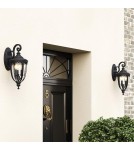 Elstead Lighting Średnia latarnia naścienna English Bridle - 3 źródła światła - Czarna IP44 FE-EB2-M-BLK Elstead Lighting Średnia latarnia naścienna English Bridle - 3 źródła światła - Czarna IP44 FE-EB2-M-BLK