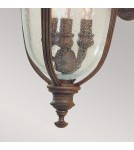 Kinkiety zewnętrzne - Elstead Lighting Średnia latarnia naścienna English Bridle - 3 źródła światła - Brytyjski brąz IP44 FE-EB2-M-BRB - product 4