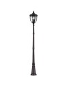 Elstead Lighting Duża latarnia stojąca English Bridle - 3 źródło światła - Czarna IP44 FE-EB5-L-BLK
