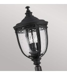 Lampy zewnętrzne latarnie - Elstead Lighting Duża latarnia stojąca English Bridle - 3 źródło światła - Czarna IP44 FE-EB5-L-BLK - product 2