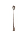 Elstead Lighting Duża latarnia stojąca English Bridle - 3 źródło światła - Brytyjski brąz IP44 FE-EB5-L-BRB