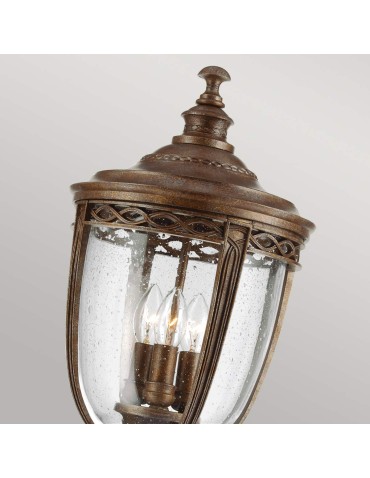 Elstead Lighting Duża latarnia stojąca English Bridle - 3 źródło światła - Brytyjski brąz IP44 FE-EB5-L-BRB - produkt 2