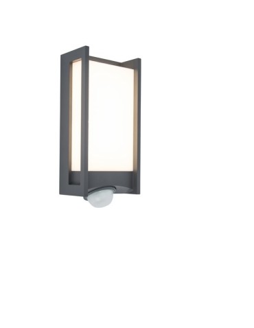 Lutec QUBO - CZUJNIK RUCHU Ścienna LED Antracyt 5193002118