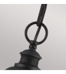 Lampy zewnętrzne wiszące - Elstead Lighting Duża latarnia wisząca English Bridle - 3 źródła światła - Czarna IP44 FE-EB8-L-BLK - product 2