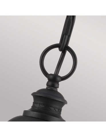 Elstead Lighting Duża latarnia wisząca English Bridle - 3 źródła światła - Czarna IP44 FE-EB8-L-BLK - produkt 2