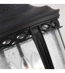 Lampy zewnętrzne wiszące - Elstead Lighting Duża latarnia wisząca English Bridle - 3 źródła światła - Czarna IP44 FE-EB8-L-BLK - product 3