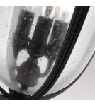 Lampy zewnętrzne wiszące - Elstead Lighting Duża latarnia wisząca English Bridle - 3 źródła światła - Czarna IP44 FE-EB8-L-BLK - product 4