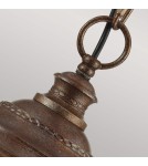Lampy zewnętrzne wiszące - Elstead Lighting Duża latarnia wisząca English Bridle - 3 źródła światła - Brytyjski brąz IP44 FE-EB8-L-BRB - product 2