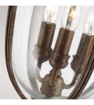Lampy zewnętrzne wiszące - Elstead Lighting Duża latarnia wisząca English Bridle - 3 źródła światła - Brytyjski brąz IP44 FE-EB8-L-BRB - product 4