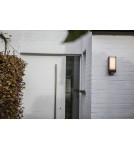 Lampy zewnętrzne z czujnikiem ruchu - Lutec QUBO - CZUJNIK RUCHU Ścienna LED Antracyt 5193002118 - produkt 2