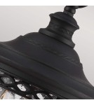 Lampy zewnętrzne wiszące - Elstead Lighting Średnia latarnia wisząca English Bridle - 3 źródła światła - Czarna IP44 FE-EB8-M-BLK - product 2