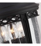 Lampy zewnętrzne wiszące - Elstead Lighting Średnia latarnia wisząca English Bridle - 3 źródła światła - Czarna IP44 FE-EB8-M-BLK - product 3