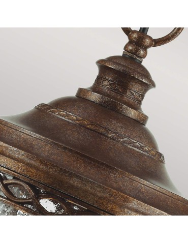 Elstead Lighting Średnia latarnia wisząca English Bridle - 3 źródła światła - Brytyjski brąz IP44 FE-EB8-M-BRB - product 2
