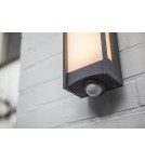 Lampy zewnętrzne z czujnikiem ruchu - Lutec QUBO - CZUJNIK RUCHU Ścienna LED Antracyt 5193002118 - produkt 4