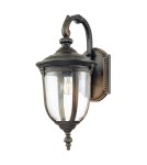 Kinkiety zewnętrzne - Elstead Lighting Średnia latarnia naścienna Cleveland - 1 źródło światła IP44 CL2-M - product 1