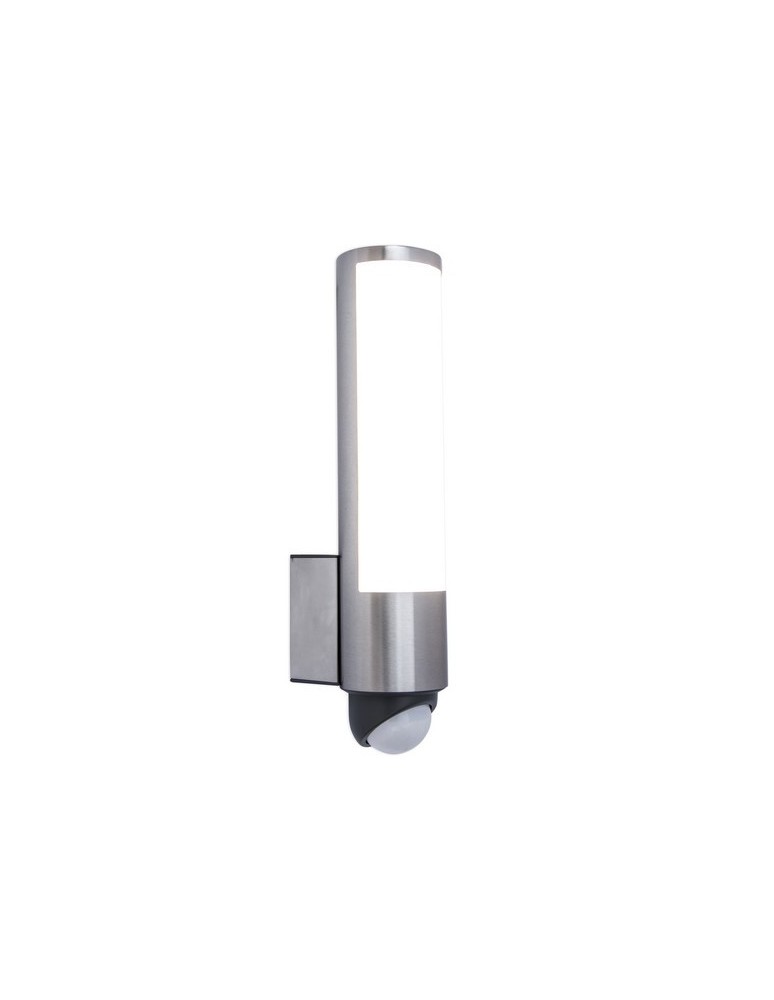 Lampy zewnętrzne z czujnikiem ruchu - Lutec LEDA - CZUJNIK RUCHU Ścienna LED Stalowy 5267103001 - produkt kolory-swiatla.pl 1