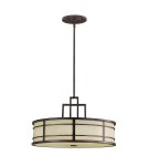Elstead Lighting Lampa wisząca Fusion - 3 źródła światła - Grecki brąz FE-FUSION-P-L Elstead Lighting Lampa wisząca Fusion - 3 źródła światła - Grecki brąz FE-FUSION-P-L