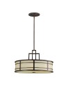 Elstead Lighting Lampa wisząca Fusion - 3 źródła światła - Grecki brąz FE-FUSION-P-L Elstead Lighting Lampa wisząca Fusion - 3 źródła światła - Grecki brąz FE-FUSION-P-L