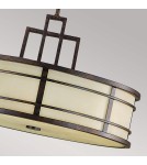 Elstead Lighting Lampa wisząca Fusion - 3 źródła światła - Grecki brąz FE-FUSION-P-L Elstead Lighting Lampa wisząca Fusion - 3 źródła światła - Grecki brąz FE-FUSION-P-L