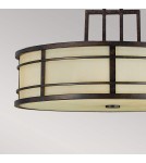 Elstead Lighting Lampa wisząca Fusion - 3 źródła światła - Grecki brąz FE-FUSION-P-L Elstead Lighting Lampa wisząca Fusion - 3 źródła światła - Grecki brąz FE-FUSION-P-L