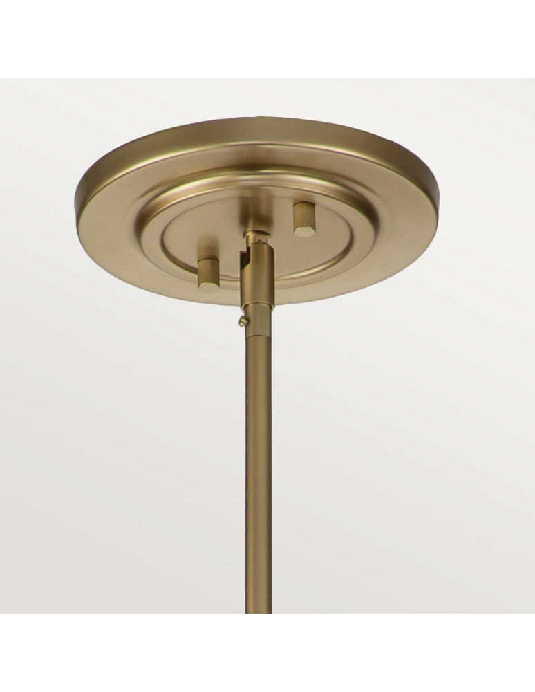 Elstead Lighting Duża lampa wisząca Fusion - 3 źródła świtała - Naturalny mosiądz FE-FUSION-P-L-PNBR Elstead Lighting Duża lampa wisząca Fusion - 3 źródła świtała - Naturalny mosiądz FE-FUSION-P-L-PNBR