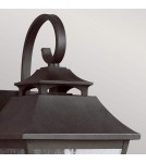 Kinkiety zewnętrzne - Elstead Lighting Średnia latarnia naścienna Galena - 1 źródło światła IP44 FE-GALENA2-M-SBL - product 2