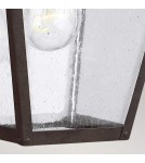 Kinkiety zewnętrzne - Elstead Lighting Średnia latarnia naścienna Galena - 1 źródło światła IP44 FE-GALENA2-M-SBL - product 4