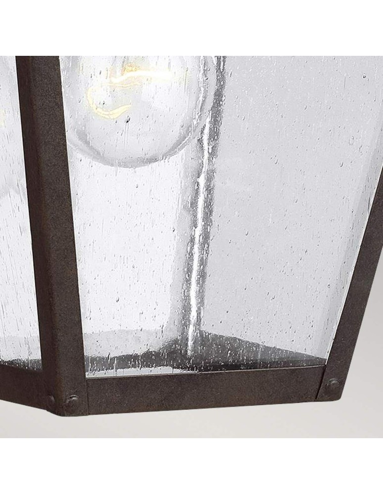 Kinkiety zewnętrzne - Elstead Lighting Średnia latarnia naścienna Galena - 1 źródło światła IP44 FE-GALENA2-M-SBL - product kolory-swiatla.pl 4