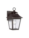Elstead Lighting Mała latarnia naścienna Galena - 1 źródło światła IP44 FE-GALENA2-S-SBL