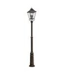 Lampy zewnętrzne latarnie - Elstead Lighting Głowica latarni – 4 źródła światła Galena IP44 FE-GALENA5-XL-SBL - product 1