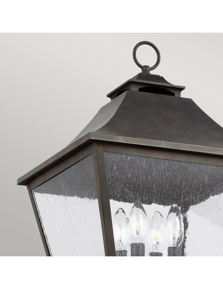 Elstead Lighting Głowica latarni – 4 źródła światła Galena IP44 FE-GALENA5-XL-SBL