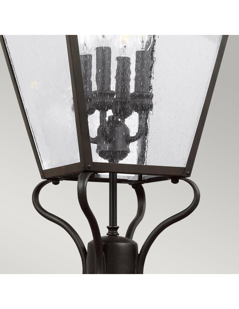 Elstead Lighting Głowica latarni – 4 źródła światła Galena IP44 FE-GALENA5-XL-SBL