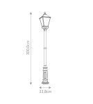 Lampy zewnętrzne latarnie - Elstead Lighting Głowica latarni – 4 źródła światła Galena IP44 FE-GALENA5-XL-SBL - product 6