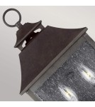 Kinkiety zewnętrzne - Elstead Lighting Latarnia naścienna Galena - 2 źródła światła IP44 FE-GALENA7-SBL - product 4