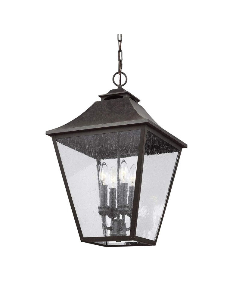 Elstead Lighting Latarnia wisząca Galena - 4 źródła światła IP44 FE-GALENA8-XL-SBL Elstead Lighting Latarnia wisząca Galena - 4 źródła światła IP44 FE-GALENA8-XL-SBL