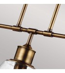 Lampy wiszące - Elstead Lighting Lampa wisząca Hobson - 3 źródła światła - Postarzany mosiądz FE-HOBSON-3P-AB - product 3