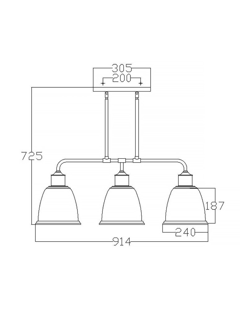 Elstead Lighting Lampa wisząca Hobson - 3 źródła światła - Satynowy nikiel FE-HOBSON-3P-SN Elstead Lighting Lampa wisząca Hobson - 3 źródła światła - Satynowy nikiel FE-HOBSON-3P-SN