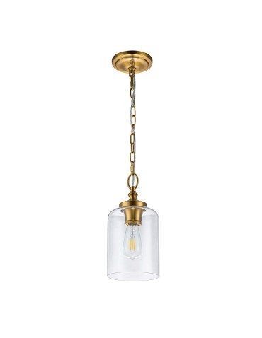 Elstead Lighting Lampa wisząca Hounslow - 1 źródło światła - Oksydowany mosiądz FE-HOUNSLOW-P-BB - produkt 2