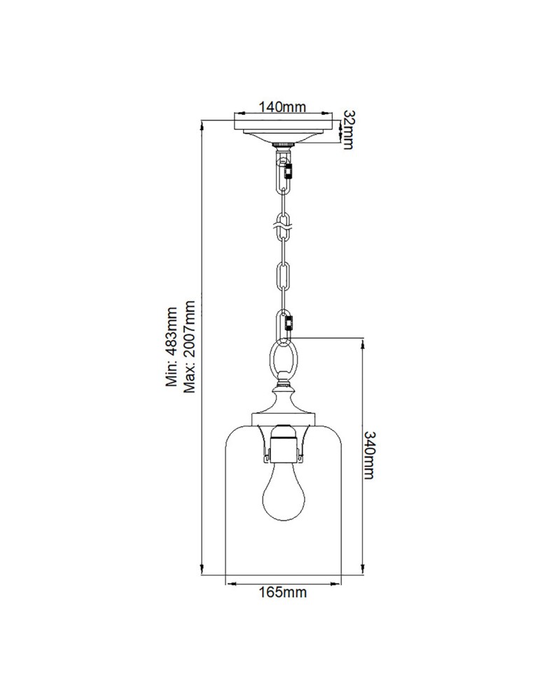 Elstead Lighting Lampa wisząca Hounslow - 1 źródło światła - Oksydowany mosiądz FE-HOUNSLOW-P-BB Elstead Lighting Lampa wisząca Hounslow - 1 źródło światła - Oksydowany mosiądz FE-HOUNSLOW-P-BB