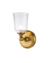 Elstead Lighting Kinkiet Huguenot Lake - 1 źródło światła - Oksydowany mosiądz IP44 FE-HUGOLAKE1BATH-BB Elstead Lighting Kinkiet Huguenot Lake - 1 źródło światła - Oksydowany mosiądz IP44 FE-HUGOLAKE1BATH-BB