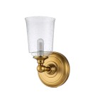 Elstead Lighting Kinkiet Huguenot Lake - 1 źródło światła - Oksydowany mosiądz IP44 FE-HUGOLAKE1BATH-BB Elstead Lighting Kinkiet Huguenot Lake - 1 źródło światła - Oksydowany mosiądz IP44 FE-HUGOLAKE1BATH-BB